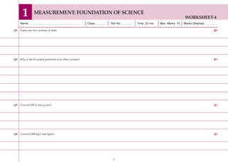 CBSE Workbook Class 9 Science Advance Course | aligned with NCERT | Perforated Worksheets for Practice with Competency Based questions | NEP 2020 + NCF-SE 2023 | 2027 Exam
