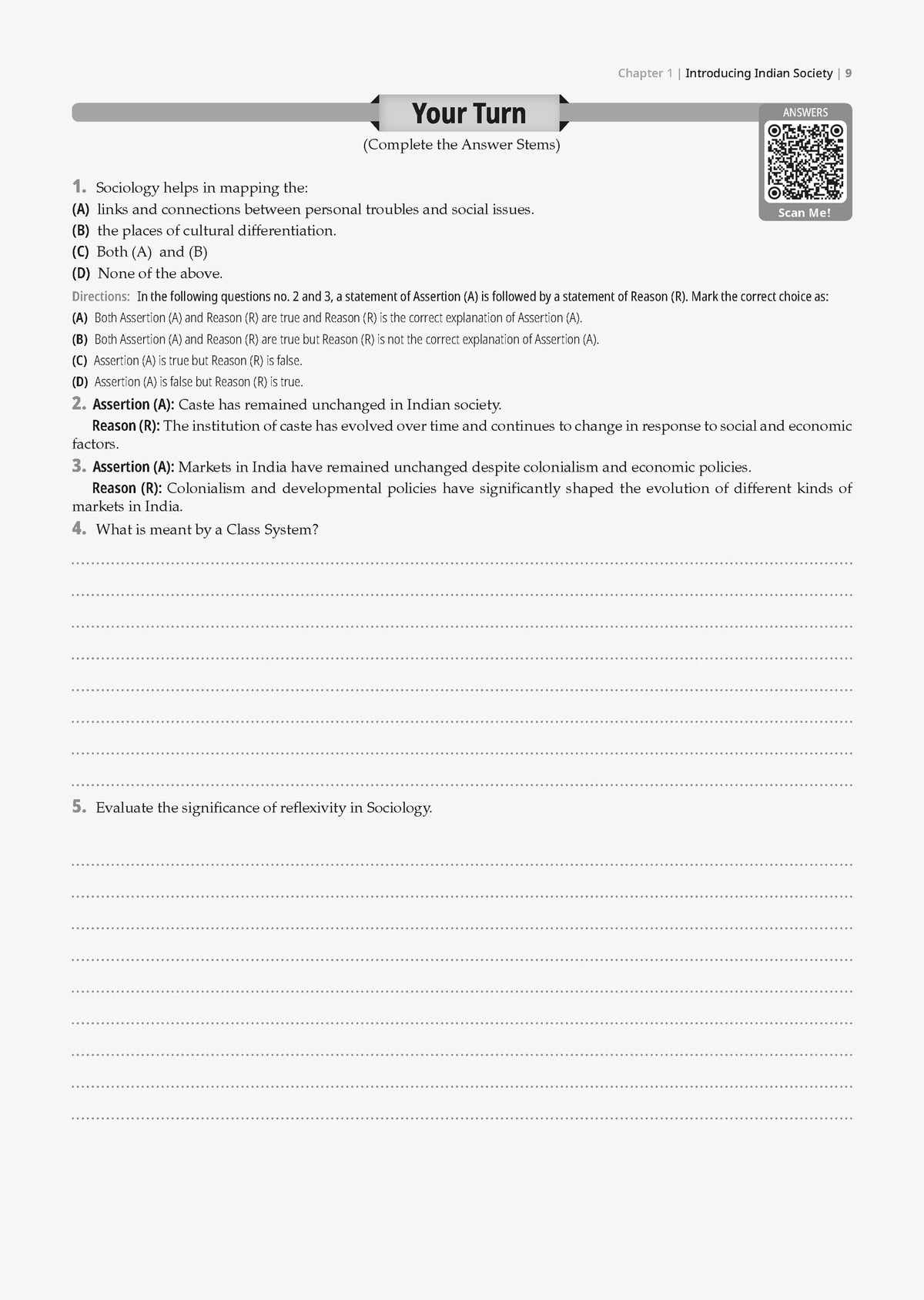 CBSE Class 12 Sociology Question Bank | Chapter & Topic-wise Solved Papers (2017-2026) | Based on Latest Syllabus (April 2026) | Includes 2026 Papers | For 2027 Exam