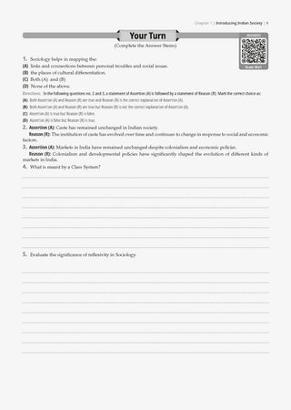 CBSE Class 12  Sociology Question Bank | Chapter & Topic-wise Solved Papers (2017–2026) | Based on Latest Syllabus (April 2026) | Includes 2026 Papers | | For 2027 Exam