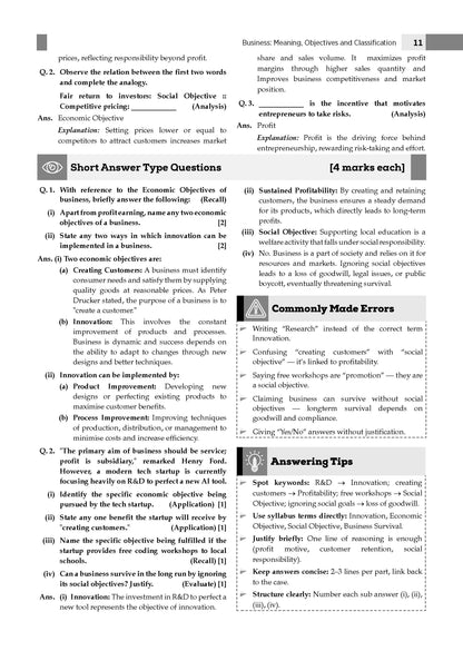 Class 11 ISC Business Studies Question Bank | Chapter-wise & Topic-wise with Competency Based Questions | For 2027 Exam | Self-Assessment Papers | Revision Notes