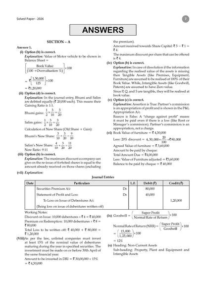 Class 12 ISC Accounts Question Bank (2017-2026) | Chapter-wise & Topic-wise with Competency Based Questions | For 2027 Exam | With Solved 2026 Board Paper | Self-Assessment Papers
