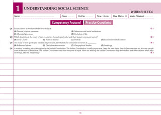 CBSE Workbook Class 9 Social Science Part-1 | aligned with NCERT | Perforated Worksheets for Practice with Competency Based questions | NEP 2020 + NCF-SE 2023 | 2027 Exam