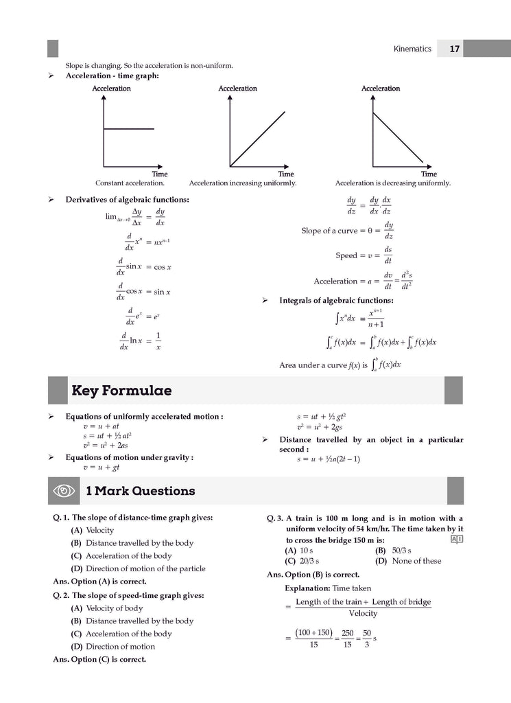 ISC Question Bank Chapterwise & Topicwise Solved Papers Class 11 Physics For 2026 Exam
