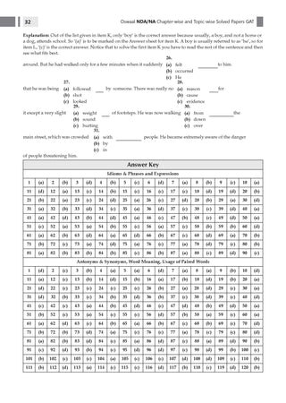 NDA-NA (NATIONAL DEFENCE ACADEMY/NAVAL ACADEMY) Chapter-wise & Topic-wise Previous Year Questions Solved Papers 2014-2025 (I & II) | General Ability Test