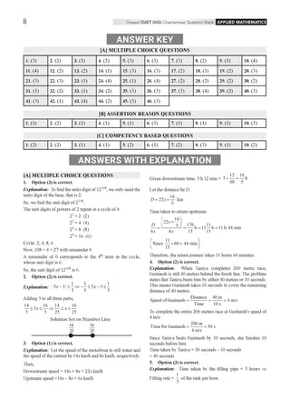 NTA CUET (UG) Chapter-wise Solved Papers Question Bank | Applied Mathematics | PYQs (2022–2026) NCERT aligned MCQs | With Solved Paper 2026 | For 2027 Exam | With Oswaal AI