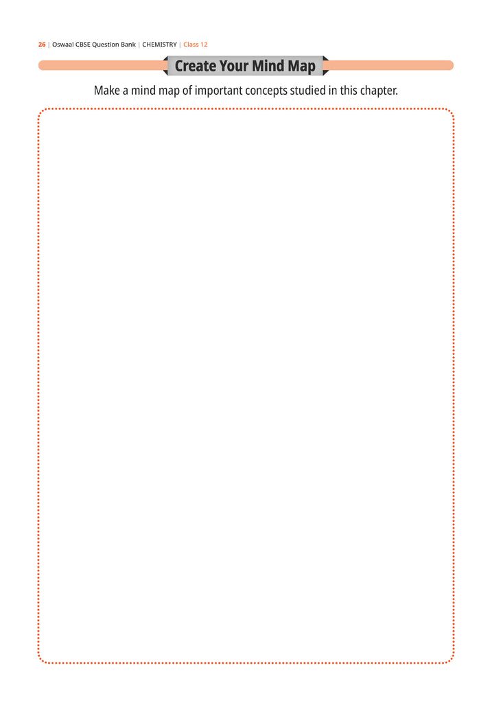 CBSE Question Bank Chapterwise and Topicwise SOLVED PAPERS Class 12 Chemistry For Exam 2026