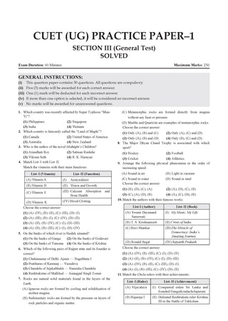 Oswaal NTA CUET (UG) Chapter-wise Solved Papers Question Bank |General Aptitude Test |PYQs (2021–2026) NCERT aligned MCQs |With Solved Paper 2026 |For 2027 Exam |With Oswaal AI