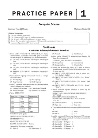 Oswaal NTA CUET (UG) Chapter-wise Solved Papers Question Bank | Computer Science |PYQs (2022–2026) NCERT aligned MCQs |With Solved Paper 2026 |For 2027 Exam |With Oswaal AI