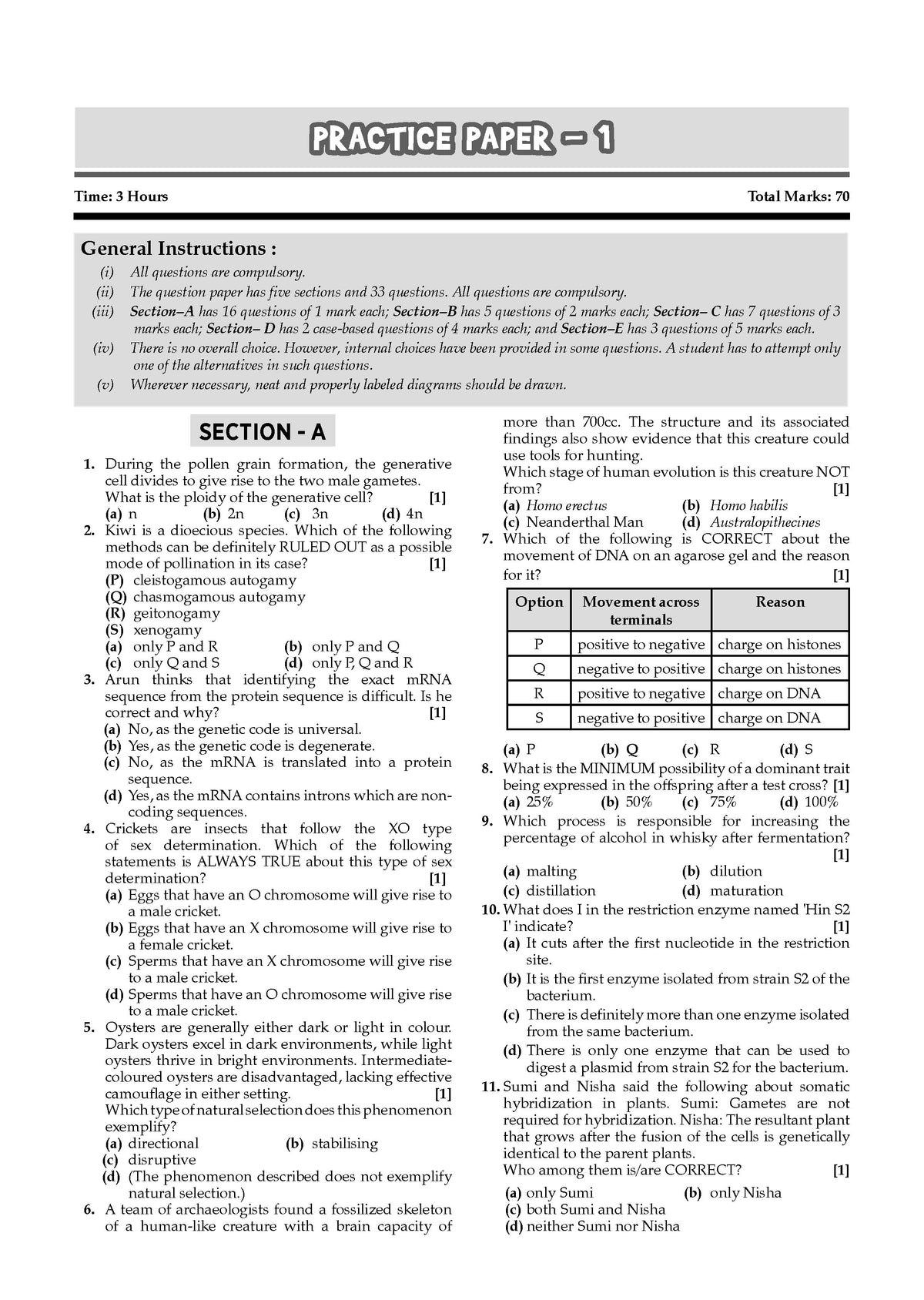 Oswaal CBSE & NCERT One for All Class 12 Biology (For 2027 Exam)