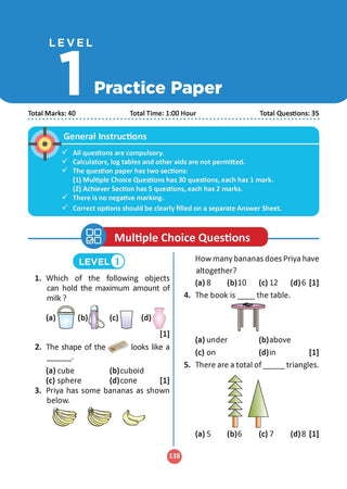 One For All Olympiad Chapter-wise Previous Years's Solved Papers, Prep-Guide Class 1 (Set of 2 Books) Maths & Science for 2026 Exam