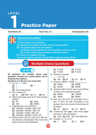 One For All Olympiad Chapter-wise Previous Years' Solved Papers, Prep-Guide Class 4 (Set of 6 Books) Maths, English, Science, Reasoning, Cyber & General Knowledge (For 2026 Exam)