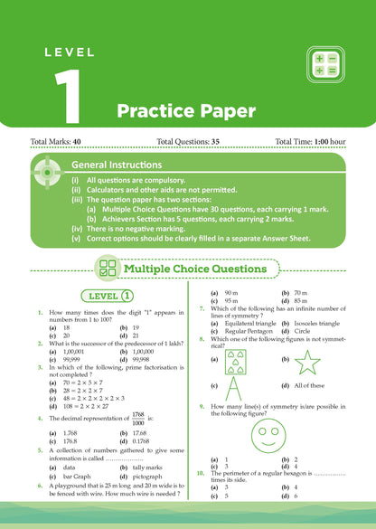 Oswaal One For All Olympiad Chapter-wise Previous Years's Solved Papers, Prep-Guide Class 6 (Set of 2 Books) Maths & Science For 2026 Exam