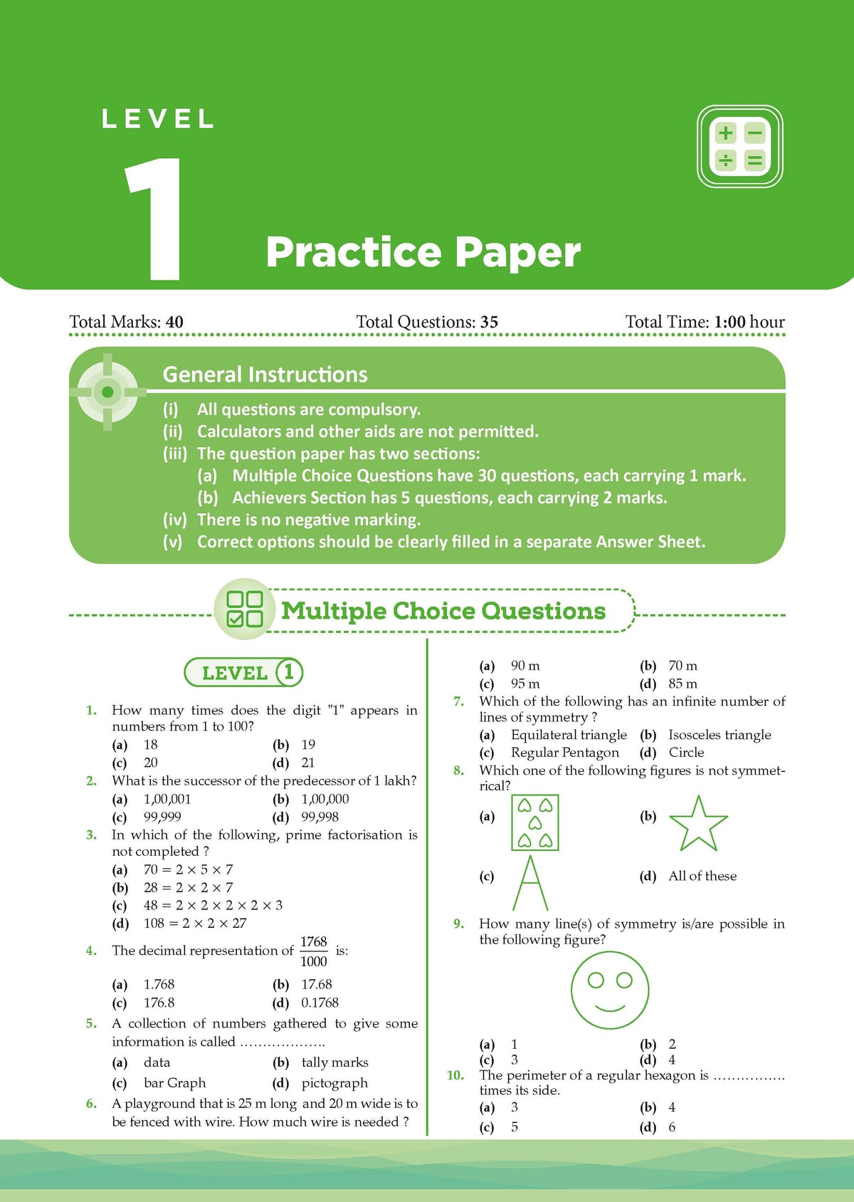 Oswaal One for All Olympiads | Class 6 Maths, Science, English, GK | Chapter-wise Previous Years' Solved Papers | Prep-Guide With Level 1, 2 & Achievers Section (Set of 4 Books) For 2026 Exam