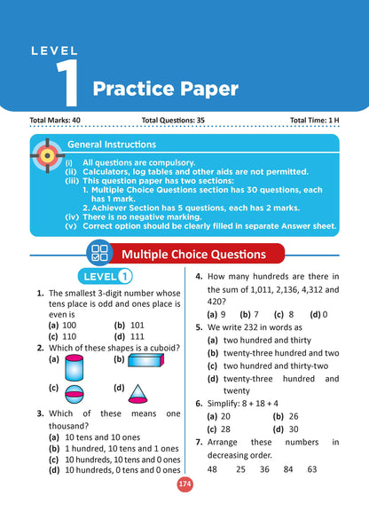 Oswaal One for All Olympiads | Class 3 Maths, Science, GK | Chapter-wise Previous Years' Solved Papers | Prep-Guide With Level 1, 2 & Achievers Section (Set of 3 Books) For 2026 Exam
