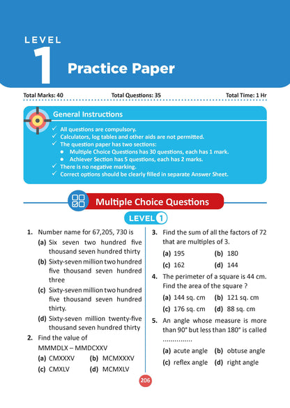 One for All Olympiads | Class 5 Maths, Science, GK | Chapter-wise Previous Years' Solved Papers | Prep-Guide With Level 1, 2 & Achievers Section (Set of 3 Books) For 2026 Exam