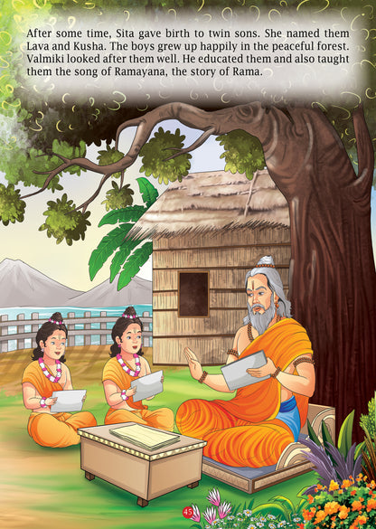 Ramayan Story Book for Kids | Padded Illustrated Mythology for Children By Sunita Pant Bansal | Retold Epic Tale for Kids | Age 7+ - Oswaal Books