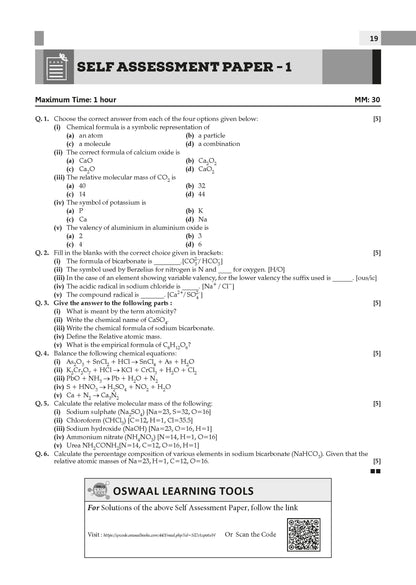 ICSE Question Bank Chemistry Class 9 For 2027 Exam | Chapter-wise & Topic-wise Revision Notes | Competency-focused Questions | Aligned with latest Syllabus & Exam Pattern