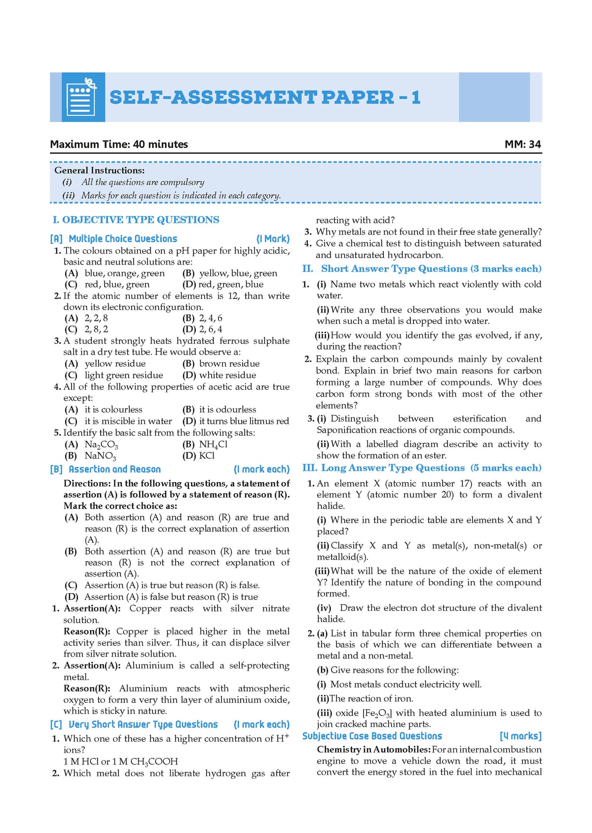 CBSE & NCERT One for All Class 10 Science (For 2027 Exam)