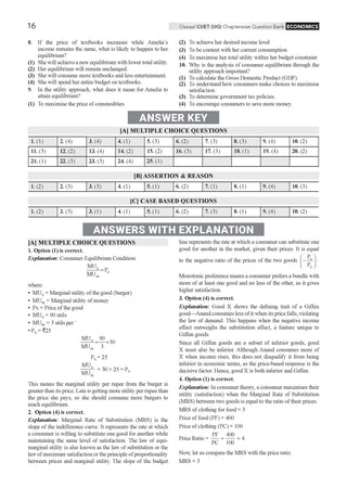 NTA CUET (UG) Chapter-wise Question Bank Economics For 2026 Exam (as per latest 27 Dec., notification) | PYQs & 700+ NCERT aligned MCQs |With Oswaal AI