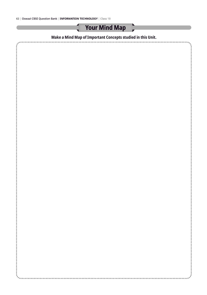 CBSE Question Bank Chapterwise and Topicwise SOLVED PAPERS Class 10  IT For Exam 2026