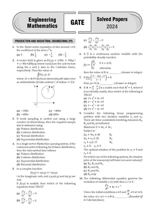 GATE Engineering Mathematics 17 Years’ Solved Papers (2010 to 2026) | Year-wise | With Solved paper,2026 | 2027 Exam | All Streams: Electronics, Electrical, Mechanical, Computer Science, IT