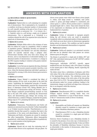 Oswaal NTA CUET (UG) Chapter-wise Solved Papers Question Bank | Biology |PYQs (2021–2026) NCERT aligned MCQs |With Solved Paper 2026 |For 2027 Exam |With Oswaal AI