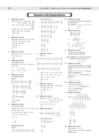 SSC Maths 15 Years Question Bank English Medium | 3700+ MCQs Tier-1 Chapter-wise & Topic-wise | SSC CGL, CHSL, MTS, CPO | Previous Years 2011-2025 | For 2026 Exam