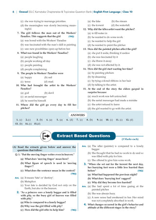 Karnataka Class 10 English First Language Chapterwise and Topicwise Question Bank Solved Papers 2017-2026 | For 2027 Exam | With Oswaal AI