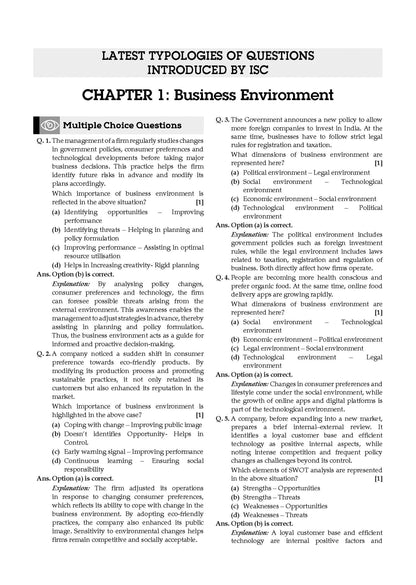 Class 12 ISC Commerce Question Bank (2017-2026) | Chapter-wise & Topic-wise with Competency Based Questions | For 2027 Exam | With Solved 2026 Board Paper | Self-Assessment Papers