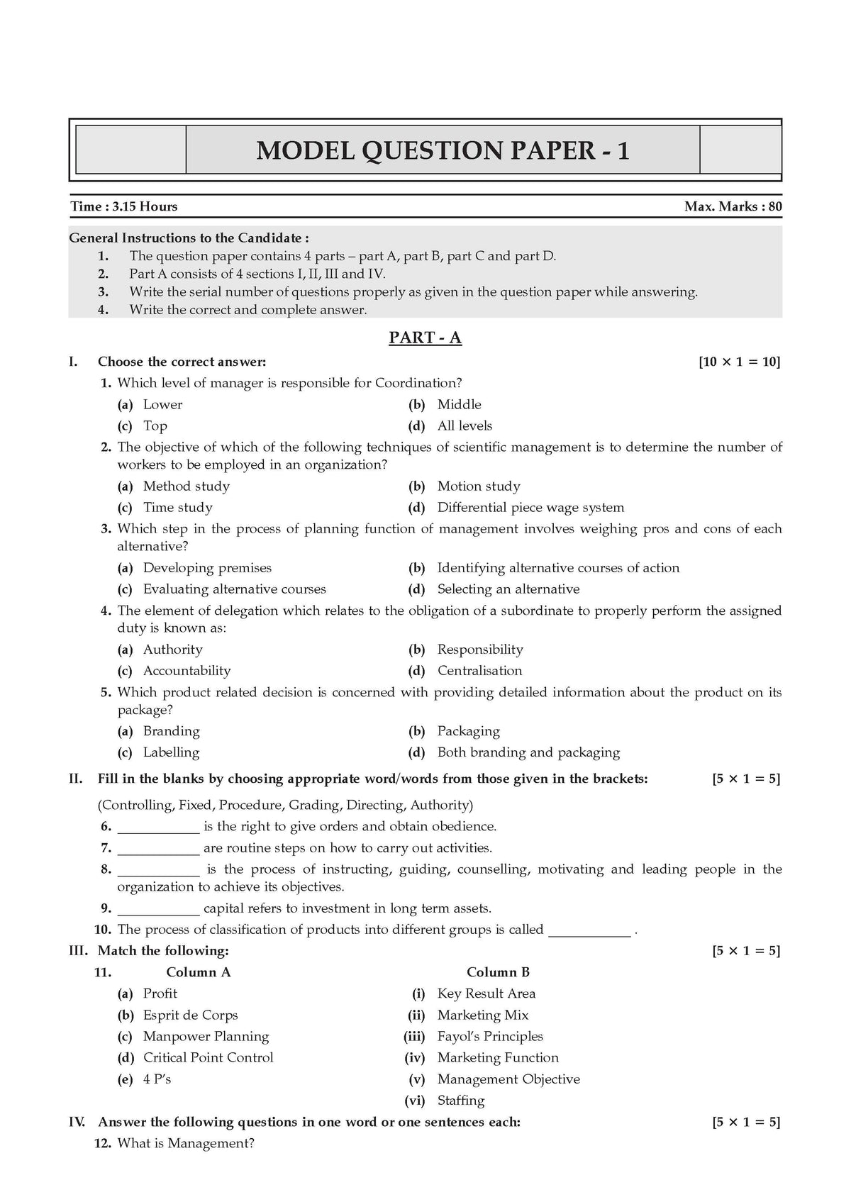 Karnataka II PUC Chapter-wise & Topic-wise Question Bank Class 12 Business Studies | 1550+ Questions, Revision Notes, Mind Maps, Mnemonics, Solved PYQ (2026-2017) | 2027 Board Exam | Oswaal AI