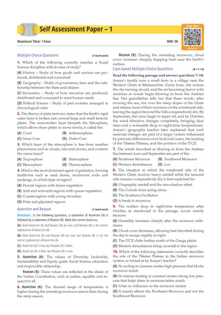 CBSE Social Science Part-1 Question Bank Chapter-wise & Topic-wise Class 9 |Based on new NCERT Textbook Understanding Society India & Beyond |Includes Competency-Based Question, Self-Assessment