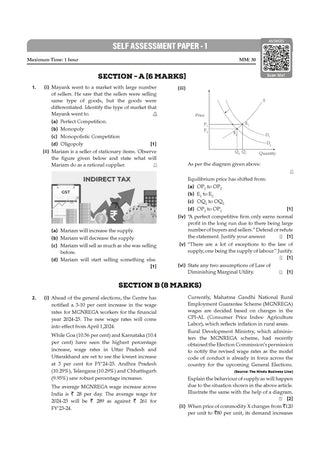 Class 12 ISC Economics Question Bank (2017–2026)| Chapter-wise & Topic-wise with Competency Based Questions |For 2027 Exam | With Solved 2026 Board Paper | Self-Assessment Papers