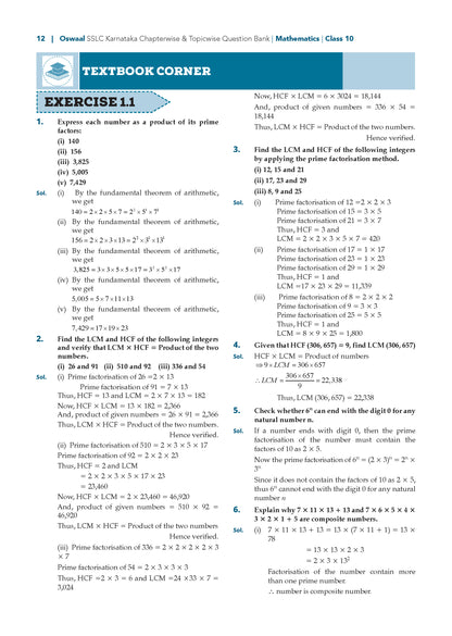 Oswaal Karnataka SSLC Class 10 Mathematics Chapterwise and Topicwise Question Bank Solved Papers 2017-2026 | For 2027 Exam | With Oswaal AI