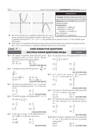 NCERT Textbook Supplement & CBSE Textbook Plus Mathematics For Class 10 | Competency Focused Questions | Concept Clarity, Mind Maps | Set Of 2 (For 2027 Exam)