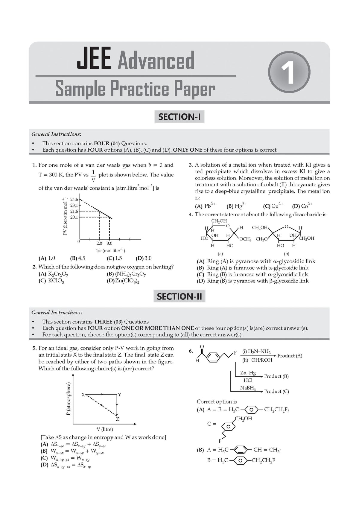 JEE Main 25 Years'(2002-2026) & Advanced 49 Years' (1978-2026) | Chapter-wise & Topic-wise Question Bank: Chemistry (Set of 2 Books) | For 2027 Exams