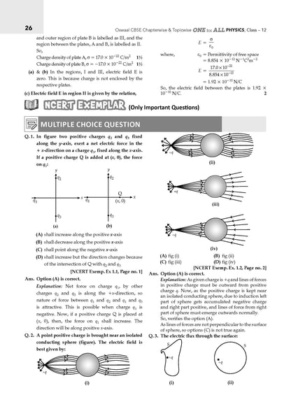 Oswaal CBSE & NCERT One for All Class 12 Physics (For 2027 Exam)
