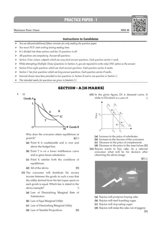 Class 12 ISC Economics Question Bank (2017–2026)| Chapter-wise & Topic-wise with Competency Based Questions |For 2027 Exam | With Solved 2026 Board Paper | Self-Assessment Papers