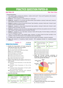 CBSE Question Bank Chapterwise and Topicwise SOLVED PAPERS Class 10 Social Science For Exam 2026