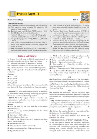 CBSE Social Science Part-1 Question Bank Chapter-wise & Topic-wise Class 9 |Based on new NCERT Textbook Understanding Society India & Beyond |Includes Competency-Based Question, Self-Assessment