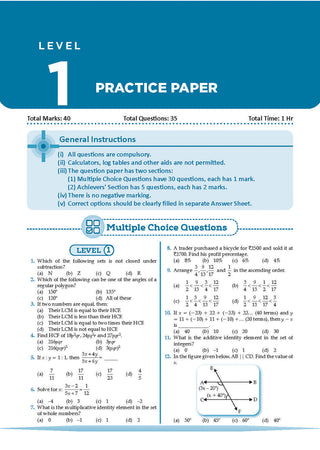 One For All Olympiads Class 7 Maths Prep-Guide Book | Chapter-wise Previous Years' Solved Papers | Questions for SOF IMO & Other Olympiad Exams 2026 | With Sample Practice Papers & Oswaal.AI