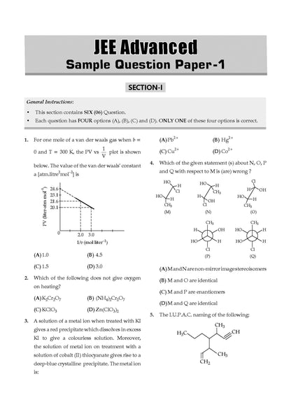 Oswaal JEE Advanced 25 Years Year-wise Solved Papers Physics, Chemistry & Mathematics (Set of 3 Books) | Fully Solved May 2026 Paper 1 & 2 | Smart Mind Maps, Mnemonics, PYQs & Oswaal AI