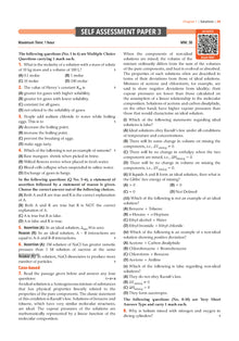 CBSE Question Bank Chapterwise and Topicwise SOLVED PAPERS Class 12 Chemistry For Exam 2026