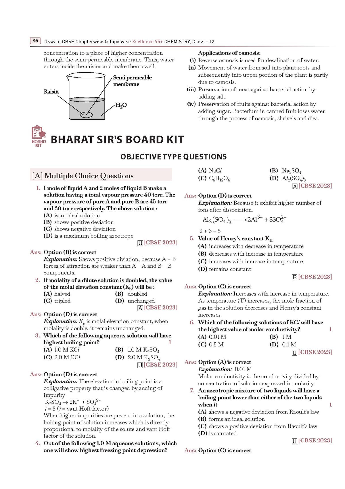 CBSE Xcellence 95+ | Class 12: Chemistry | Includes 2026 Board Paper | Mind Map, Revision Notes and Mnemonics | For 2027 Exam