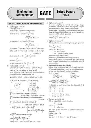 GATE Engineering Mathematics 17 Years’ Solved Papers (2010 to 2026) | Year-wise | With Solved paper,2026 | 2027 Exam | All Streams: Electronics, Electrical, Mechanical, Computer Science, IT