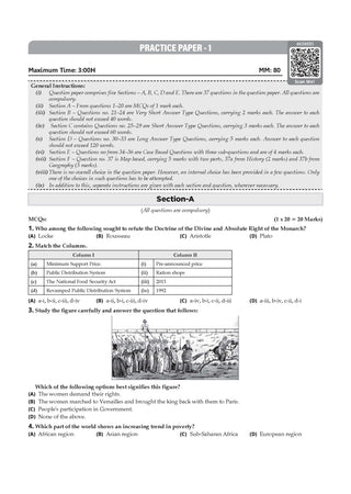 CBSE Question Bank Social Science Chapter-wise & Topic-wise Class 9 For 2027 Exam with Competency Based Questions & Comprehensive NCERT coverage