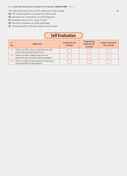 CBSE Class 12 English Core Question Bank | Chapter & Topic-wise Solved Papers (2017-2026) | Based on Latest Syllabus (April 2026) | Includes 2026 Papers | For 2027 Exam