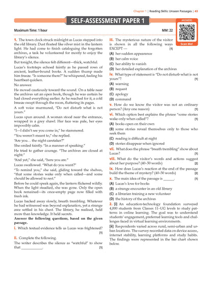 CBSE Class 12 English Core Question Bank | Chapter & Topic-wise Solved Papers (2017-2026) | Based on Latest Syllabus (April 2026) | Includes 2026 Papers | For 2027 Exam
