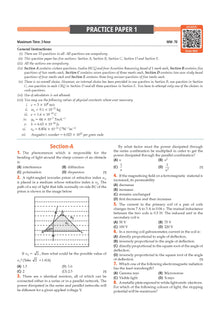 CBSE Question Bank Chapterwise and Topicwise SOLVED PAPERS Class 12 Physics For Exam 2026