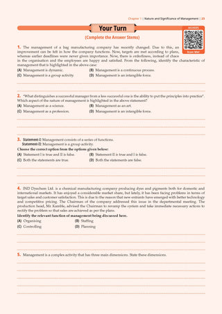 CBSE Class 12  Business Studies Question Bank | Chapter & Topic-wise Solved Papers (2017–2026) | Based on Latest Syllabus (April 2026) | Includes 2026 Papers | | For 2027 Exam