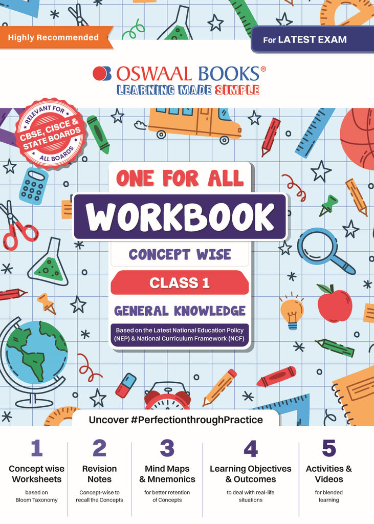 One For All Workbook Concept Wise Class-1 General Knowledge (For Latest Exam)